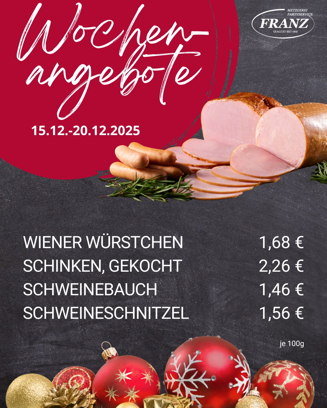 Metzgerei Wochenangebote Frammersbach Lohr