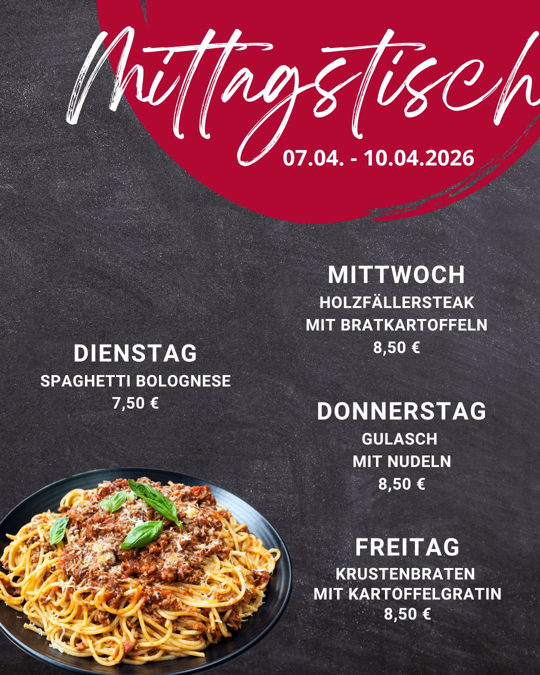 Mittagstisch Frammersbach Lohr Partenstein Spessart