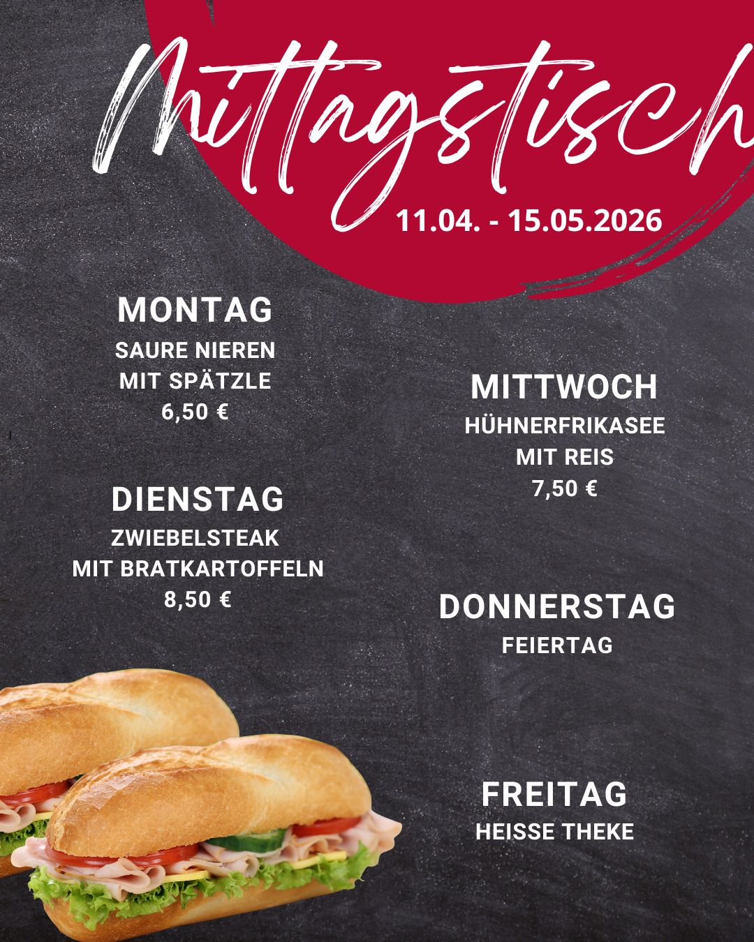 Mittagstisch Frammersbach Lohr Partenstein Spessart