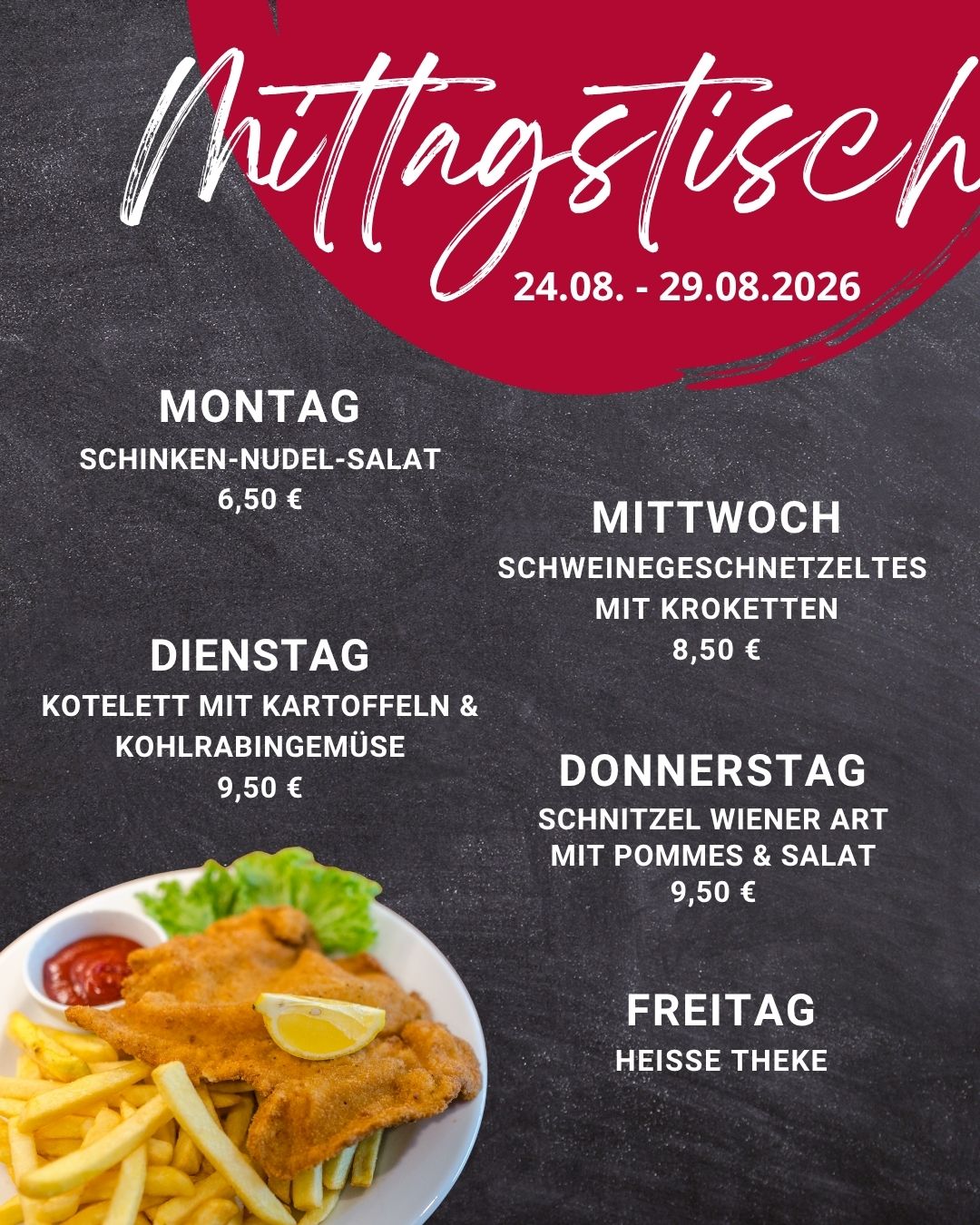 Mittagstisch Frammersbach Lohr Partenstein Spessart