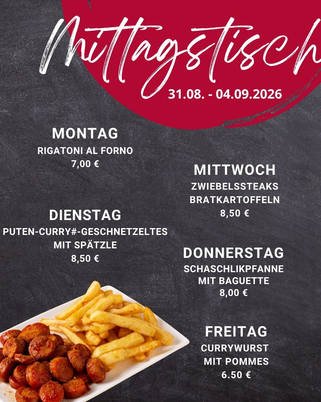 Mittagstisch Frammersbach Lohr Partenstein Spessart