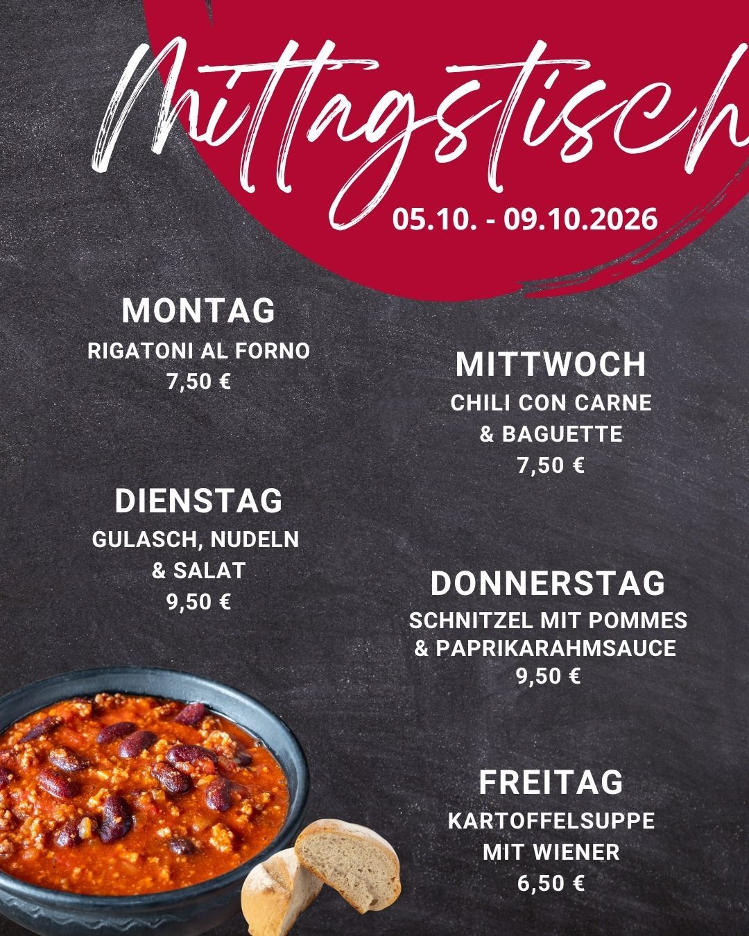Mittagstisch Frammersbach Lohr Partenstein Spessart