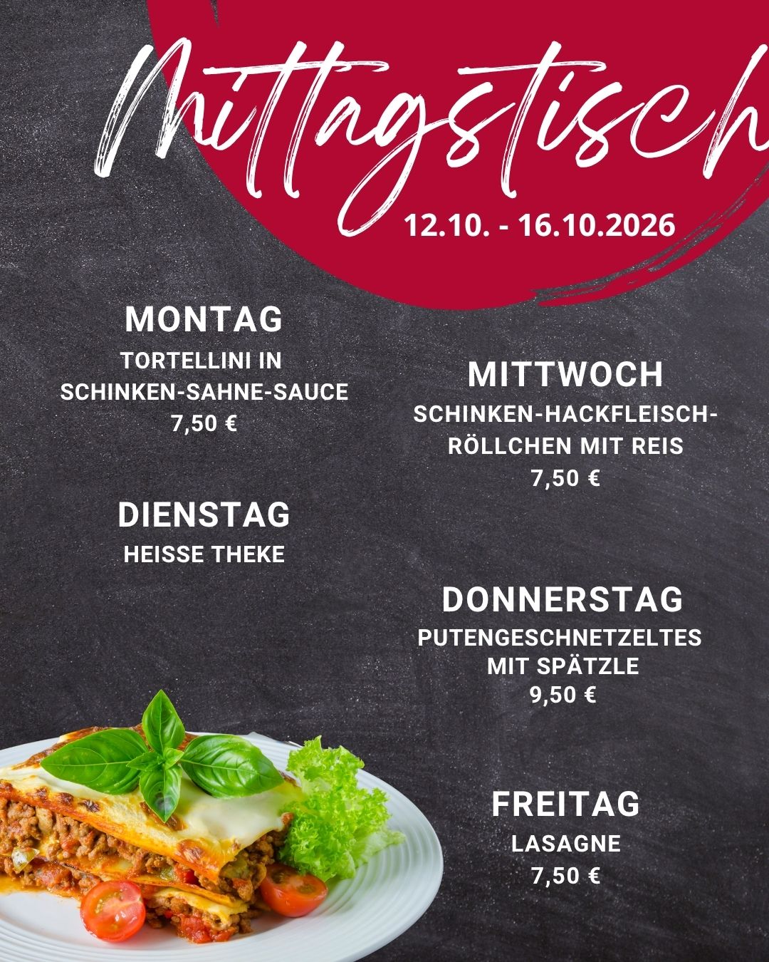 Mittagstisch Frammersbach Lohr Partenstein Spessart